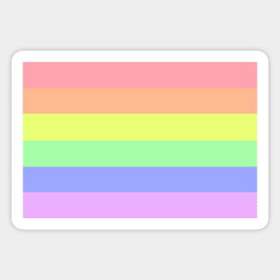 Pastel Rainbow Flag Magnet